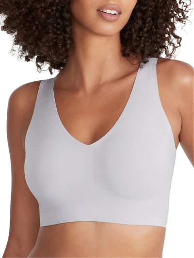 Shop Calvin Klein Women's Invisibles Smoothing Longline Bralette In Multi