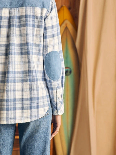 Faherty Daly Shirt In Misty Plaid