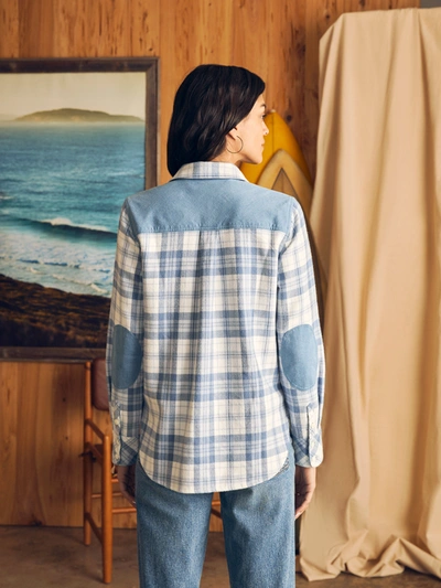 Faherty Daly Shirt In Misty Plaid