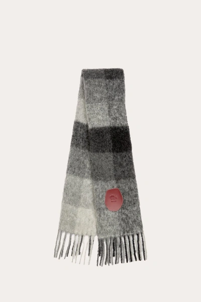 Shop Little Liffner Pull Through Scarf Gray Check