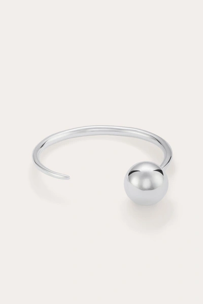 Shop Little Liffner Point & Sphere Bangle Silver