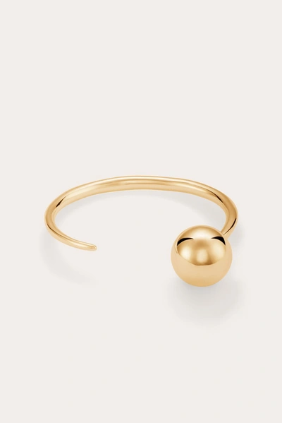 Shop Little Liffner Point & Sphere Bangle Gold