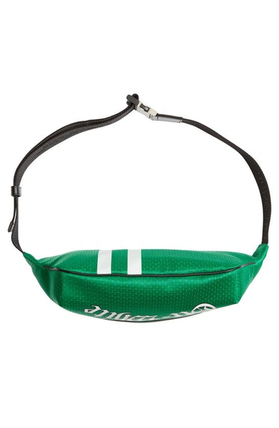 Shop Off-white Baseball Logo Mesh Belt Bag In Green White