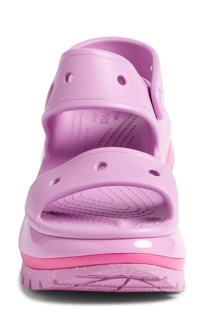 Shop Crocs Classic Mega Crush Water Resistant Platform Sandal In Bubble