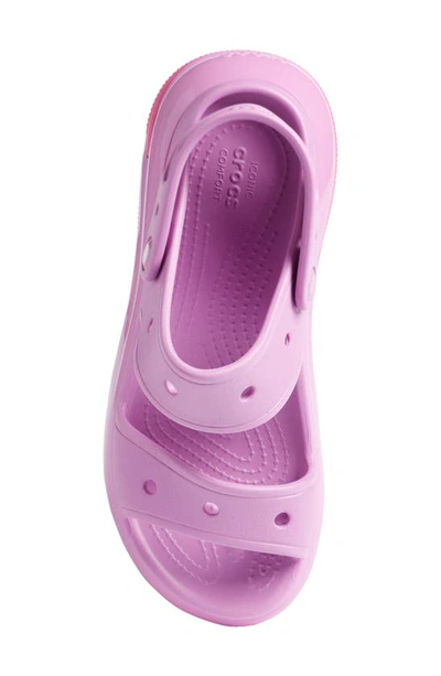 Shop Crocs Classic Mega Crush Water Resistant Platform Sandal In Bubble