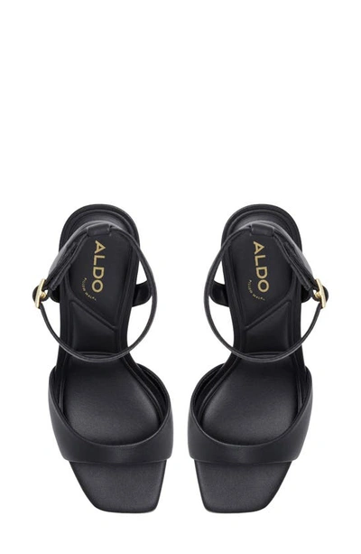 Shop Aldo Sake Ankle Strap Sandal In Black