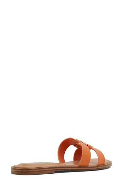 Shop Aldo Nydaokin Slide Sandal In Other Orange