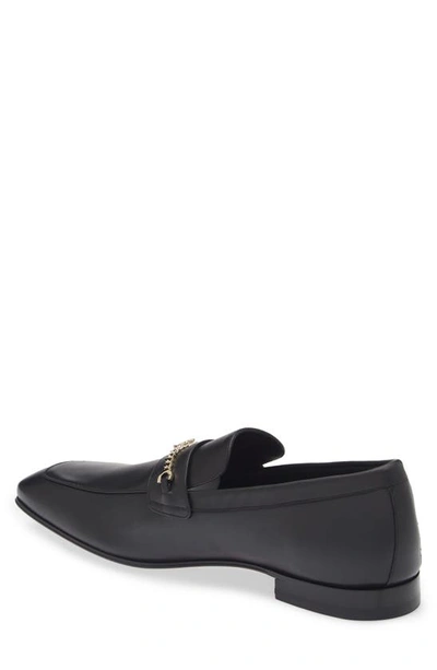 Christian Louboutin Monogram Apron Toe Loafer In Black