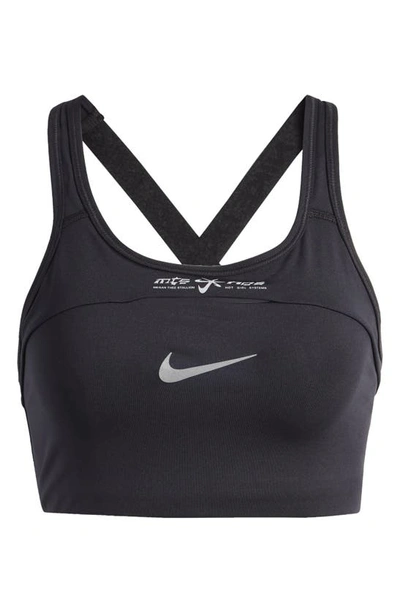Shop Nike X Megan Thee Stallion Medium Support Sports Bra In Black