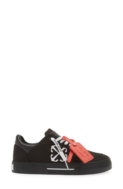 Off-white New Low Vulcanized Canvas Sneakers In Black