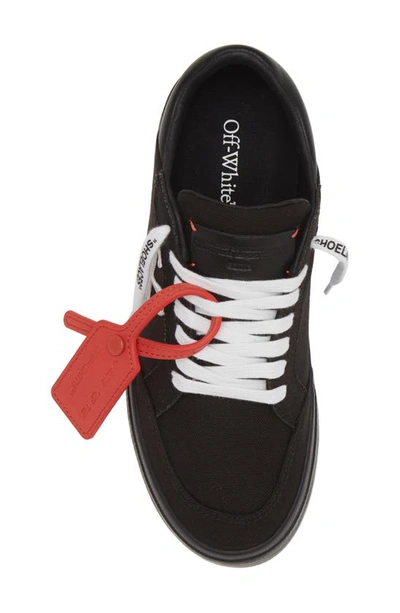 Off-white New Low Vulcanized Canvas Sneakers In Black