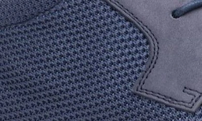Johnston & Murphy Braydon Knit Plain Toe Derby In Navy Knit