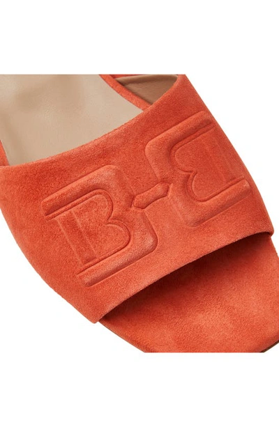 Shop Bruno Magli Fabia Slide Sandal In Orange Suede