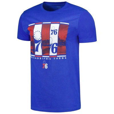 Shop Stadium Essentials Royal Philadelphia 76ers City Skyline T-shirt