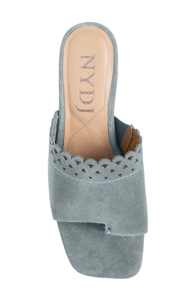 Nydj Alanah Slide Sandal In Blue