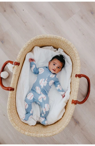 Copper Pearl Briar Footie In Slugger