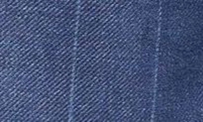 Shop Eleventy Pinstripe Linen Blend Suit In Blue