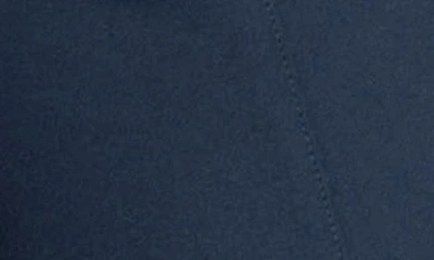 Apny Split Hem Pull-on Crop Slim Pants In Navy