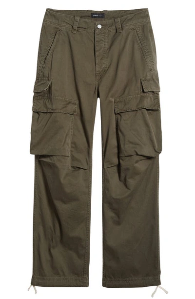 Shop Purple Brand Layered Pocket Cotton Cargo Pants In Green