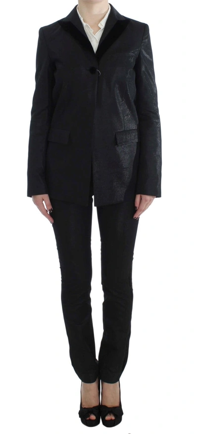 Shop Exte Elegant Three-piece Black Pants Women's Suit