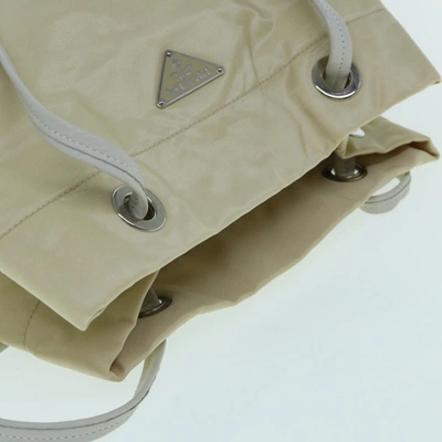 Shop Prada Beige Synthetic Tote Bag ()
