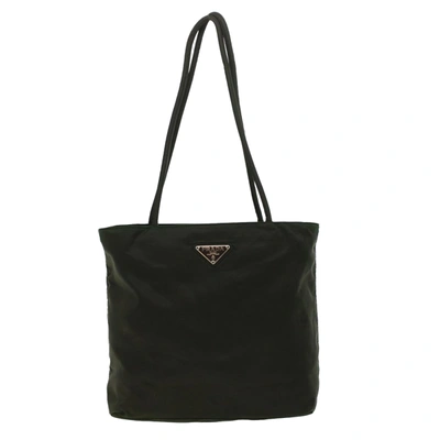 Shop Prada Re-edition Khaki Synthetic Shoulder Bag ()