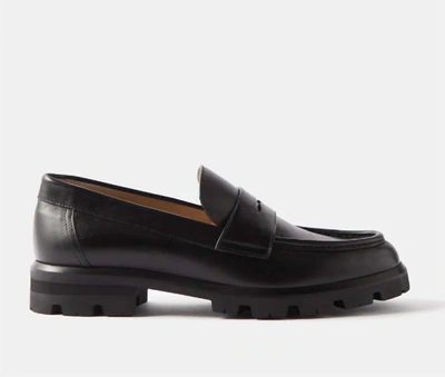 Shop Legres Women's Model 24 New Loafer Shoes In Black