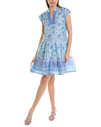 Shop Bella Tu Camilla Drop-waist A-line Dress In Blue