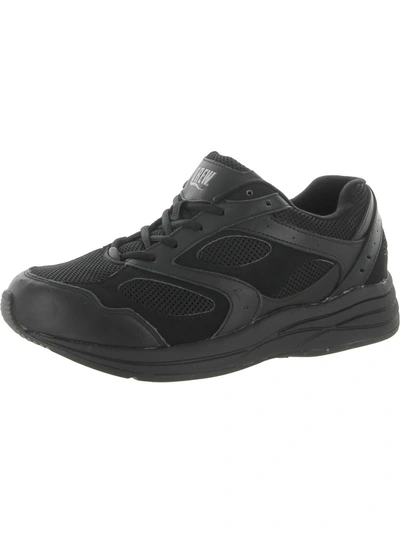 Shop Drew Flare Womens Leather Lifestyle Running Shoes In Black
