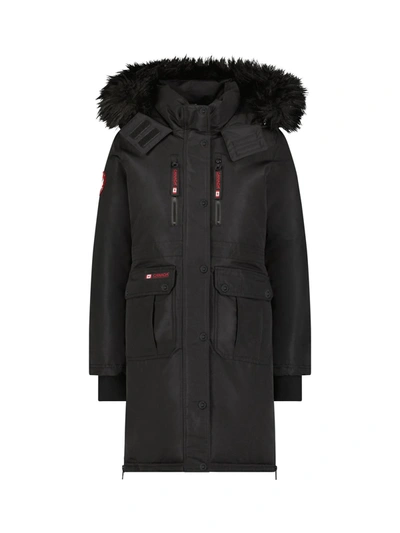 Shop Canada Weather Gear Olcw991ec Womens Heavyweight Dual Pocket Parka Coat In Black
