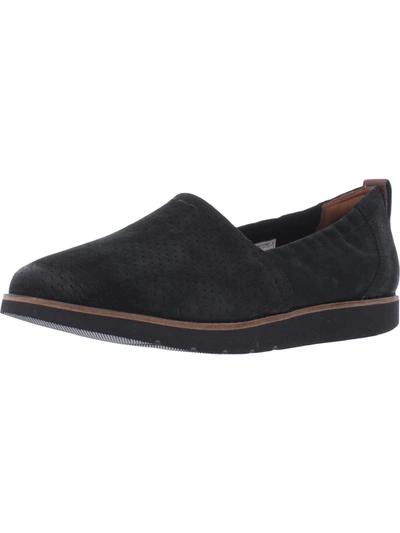 Shop Cobb Hill Laci Slip On Womens Suede Slip On Loafers In Black