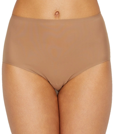 Shop Tc Fine Intimates Women's Wonderful Edge Matte Microfiber Modern Brief In Beige