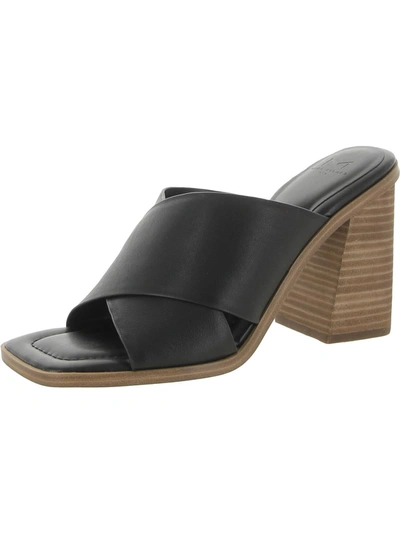 Shop Marc Fisher Ltd Barli Womens Square Toe Man Made Lining And Insole Block Heel In Black