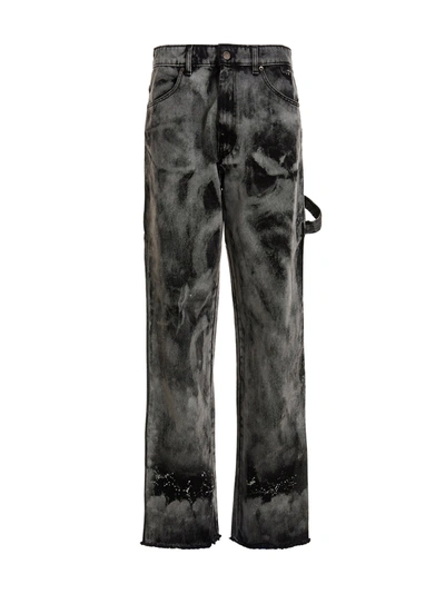 Darkpark Bleached-effect High-waisted Jeans