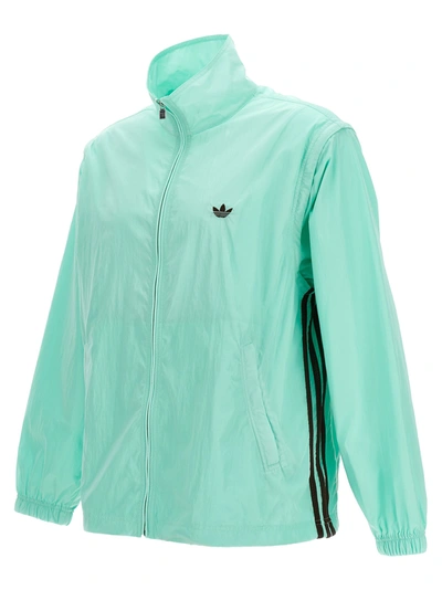 Shop Adidas Originals 1988 Nylon Anorak Coats, Trench Coats Green