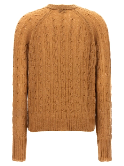Shop Etro Braided Cardigan Sweater, Cardigans Beige