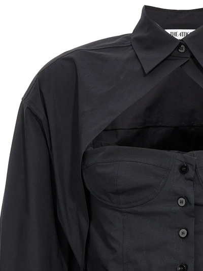 Shop Attico Bustier Shirt, Blouse Black