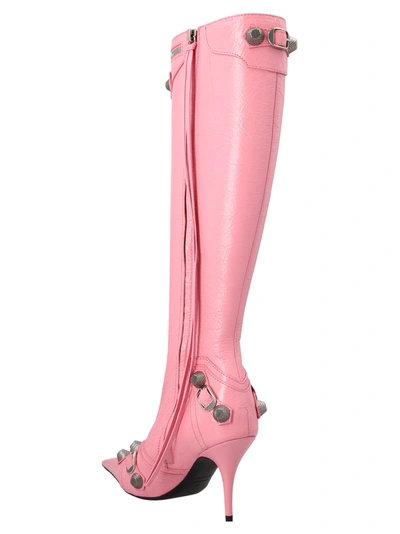 Shop Balenciaga Cagle Boots, Ankle Boots Pink