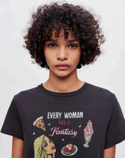 Shop Re/done Classic "fantasy" Tee In Xs