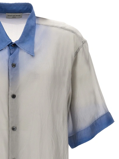 Shop Dries Van Noten Cassidye Shirt, Blouse Light Blue