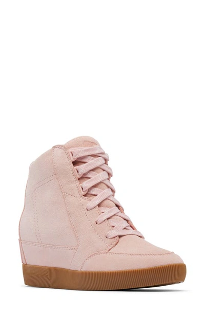 Shop Sorel Out N About Wedge Ii Shoe In Faux Pink/ Gum 2