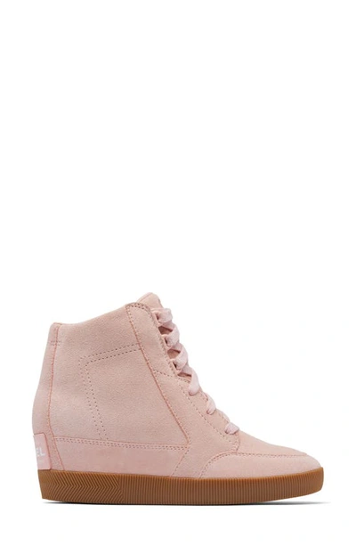 Shop Sorel Out N About Wedge Ii Shoe In Faux Pink/ Gum 2