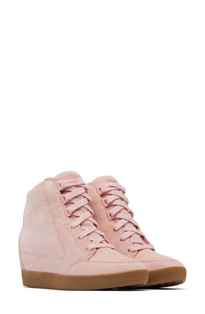 Shop Sorel Out N About Wedge Ii Shoe In Faux Pink/ Gum 2