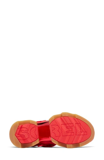 Shop Sorel Kinetic Impact Slingback Sandal In Red Glow/ Gum