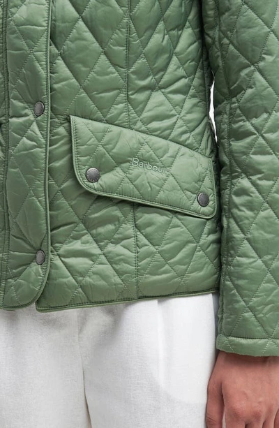 Shop Barbour Flyweight Quilted Jacket In Bay Leaf