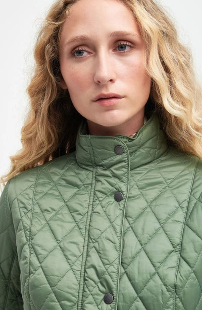 Shop Barbour Flyweight Quilted Jacket In Bay Leaf