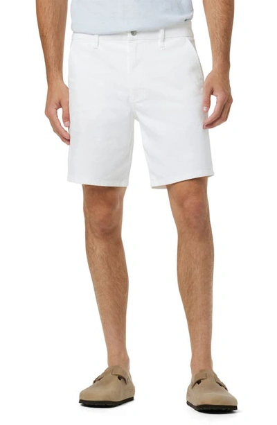 Shop Joe's The Brixton Slim Straight Shorts In Optic White