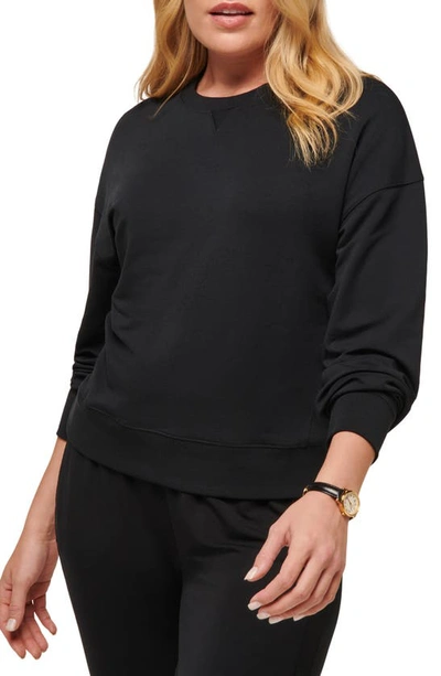 Shop Travis Mathew Cloud Sweatshirt In Black