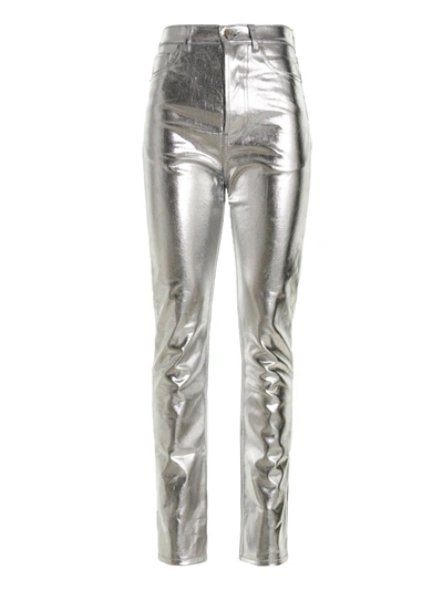 Shop Alexandre Vauthier Coated Jeans