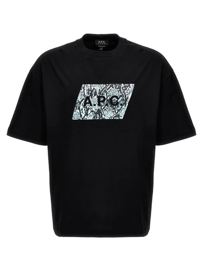 Shop Apc Cobra T-shirt Black